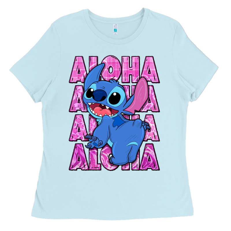 Aloha Stitch Ladies Tee by Zillion Design Studio | Teevron