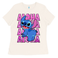 Bone aloha stitch Ladies Tee - Zillion Design Studio