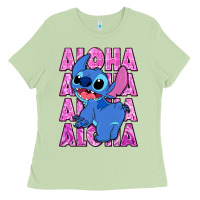 Matcha aloha stitch Ladies Tee - Zillion Design Studio