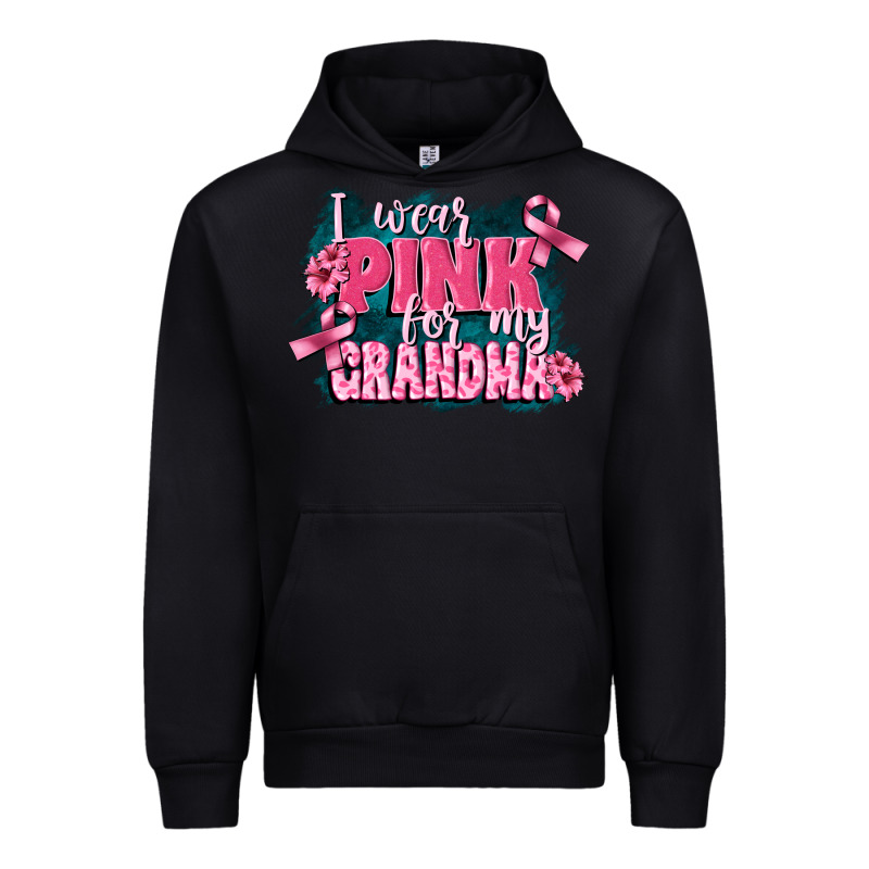 I Wear Pink For My Grandma Urban Hoodie by FaDigitalArtStudio | Teevron