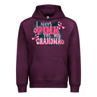 Mauve Wine i wear pink for my grandma Urban Hoodie - FaDigitalArtStudio