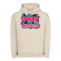 Pigment French Oak i wear pink for my grandma Urban Hoodie - FaDigitalArtStudio