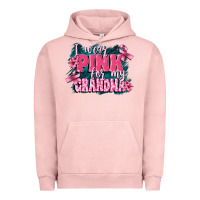 Pigment Salmon i wear pink for my grandma Urban Hoodie - FaDigitalArtStudio