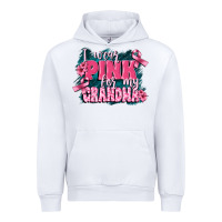 White i wear pink for my grandma Urban Hoodie - FaDigitalArtStudio