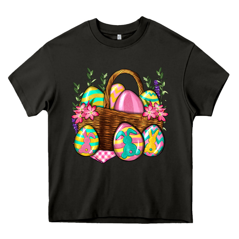 Easter Eggs With Basket Easter Day Heavy Core Tee by Neo Western | Teevron