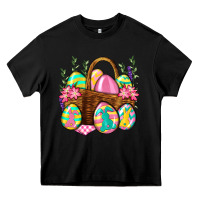 Black Easter eggs with basket Easter Day Heavy Core Tee - Neo Western