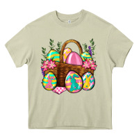 Mossy Easter eggs with basket Easter Day Heavy Core Tee - Neo Western