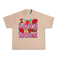 Burro i love you more with lips and strawberry Urban Heavy Tee - AdoDesignShop