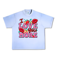 Grape Ice i love you more with lips and strawberry Urban Heavy Tee - AdoDesignShop