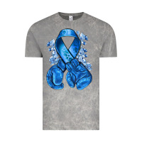 Cloud Rock blueribbon with boxing gloves Vintage Tee - NancyCooperArtShop