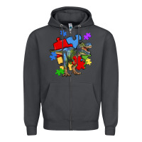 Smoke autism t rex Zipper Hoodie - Artiststas