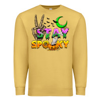 Antique Gold Stay spooky Premium Sweatshirt - NancyCooperArtShop