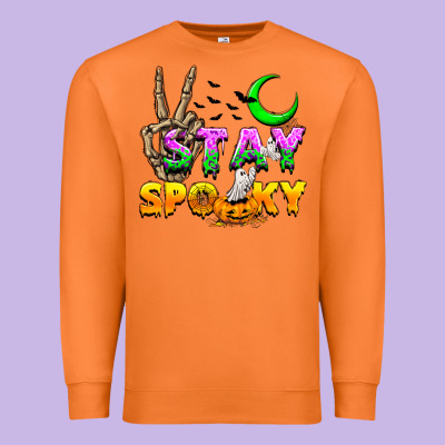 Stay Spooky Premium Sweatshirt Designed By Nancycooperartshop