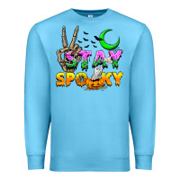 Ocean Blue Stay spooky Premium Sweatshirt - NancyCooperArtShop