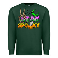 Sports Green Stay spooky Premium Sweatshirt - NancyCooperArtShop