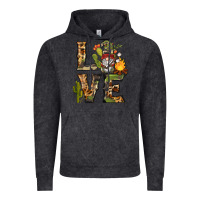 Vintage Black love camping gnome Vintage Hoodie - BarkalooDesign