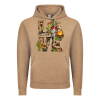 Vintage Coffee love camping gnome Vintage Hoodie - BarkalooDesign