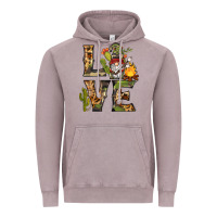 Vintage Zinc love camping gnome Vintage Hoodie - BarkalooDesign