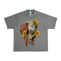Tornado hereford bull rope and sunflowers Urban Heavy Tee - LillyAllenDesigns