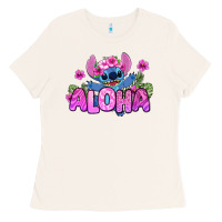 Bone aloha summer stitch Ladies Tee - Zillion Design Studio