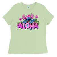 Matcha aloha summer stitch Ladies Tee - Zillion Design Studio