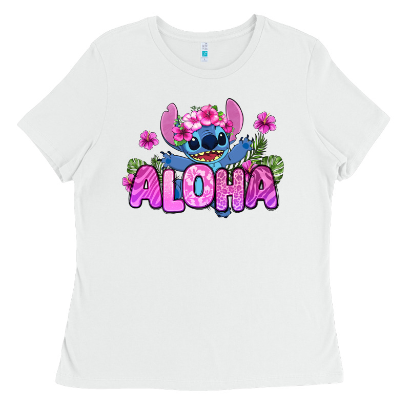 Aloha Summer Stitch Ladies Tee by Zillion Design Studio | Teevron