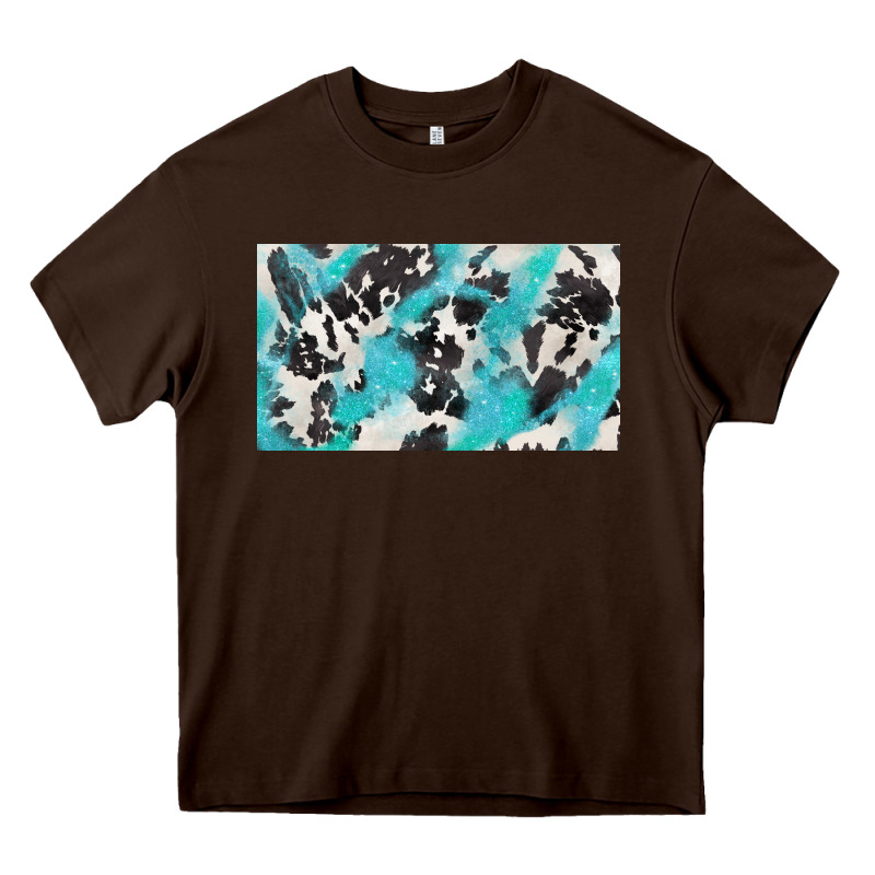 Cowhide Glitter  Cup Heavy Core Tee by BarkalooDesign | Teevron