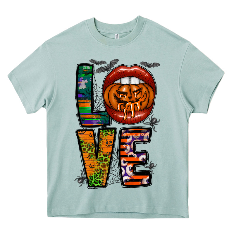 Love Halloween Lips Heavy Core Tee by CowhideDigitalArt | Teevron