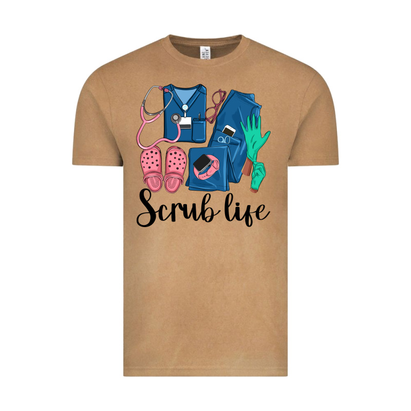 Scrub Life Nurse Vintage Tee by LillyAllenDesigns | Teevron
