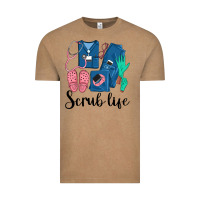 Vintage Coffee Scrub Life Nurse Vintage Tee - LillyAllenDesigns