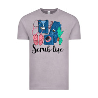 Vintage Zinc Scrub Life Nurse Vintage Tee - LillyAllenDesigns