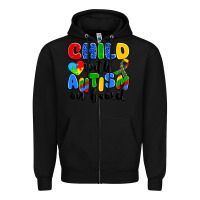 Black child with autism on board Zipper Hoodie - Artiststas