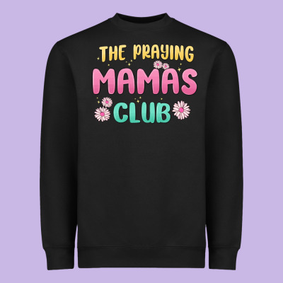 The Praying Mamas Club Heavyweight Sweatshirt Designed By Maliassmallbusiness