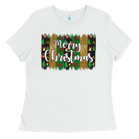 White merry christmas Ladies Tee - JahusDesignShop