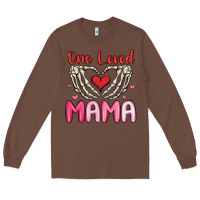 Chestnut one loved mama Long Sleeve Tee - MaliasSmallBusiness