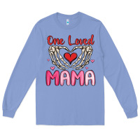 Colony Blue one loved mama Long Sleeve Tee - MaliasSmallBusiness