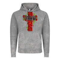 Faith Floral Cross Vintage Hoodie | Teevron