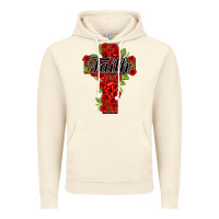 Vintage Artic faith floral cross Vintage Hoodie - NancyCooperArtShop