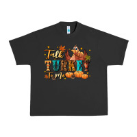 Pigment Black Talk turkey to me Urban Heavy Tee - NancyCooperArtShop