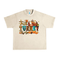 Sandshell Talk turkey to me Urban Heavy Tee - NancyCooperArtShop