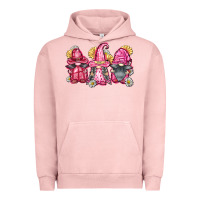 Pigment Salmon breast cancer gnomes Urban Hoodie - FaDigitalArtStudio