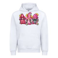 White breast cancer gnomes Urban Hoodie - FaDigitalArtStudio