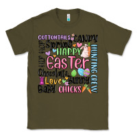 Army Green easter subway Classic Tee - MaliasSmallBusiness