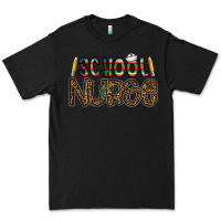 Black school nurse Premium Tee - CowhideDigitalArt
