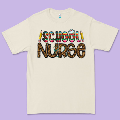 School Nurse Premium Tee Designed By Cowhidedigitalart
