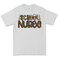 Dove Grey school nurse Premium Tee - CowhideDigitalArt