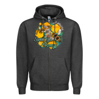 Charcoal Heather sweet like honey Zipper Hoodie - Artiststas