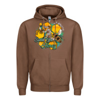 Chestnut sweet like honey Zipper Hoodie - Artiststas