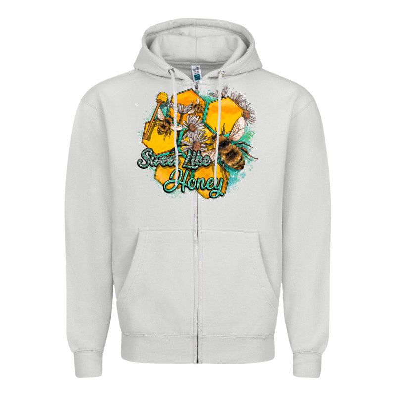 Sweet Like Honey Zipper Hoodie by Artiststas | Teevron