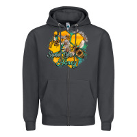 Smoke sweet like honey Zipper Hoodie - Artiststas